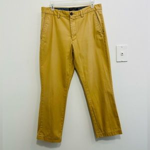 Banana Republic Aiden Fit Coupe Aiden Khaki Chino Pants 32x30 100% Cotton
